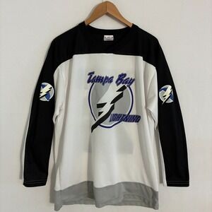 Vtg Tampa Bay Lightning Martin St. Louis Jersey Shirt Men's M Hockey USA Made